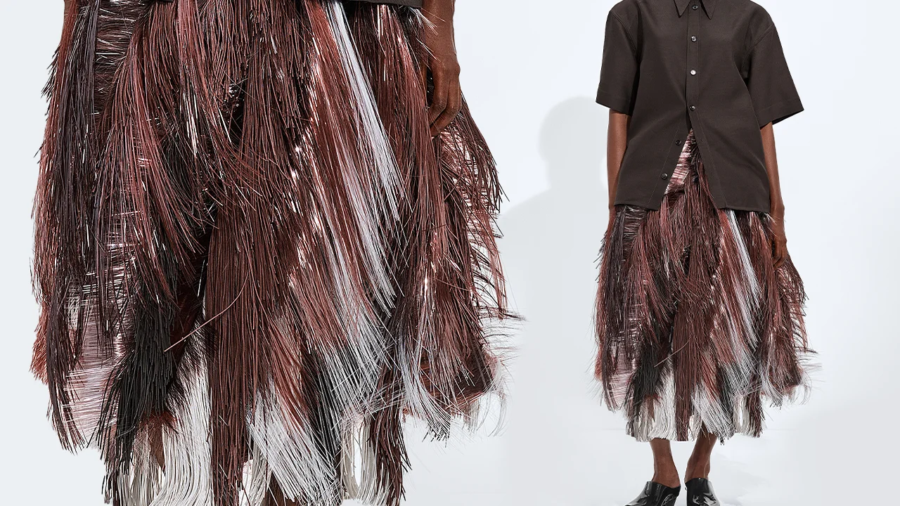 Bottega Veneta กระโปรงหนังหลักล้าน งานคราฟต์สุดหรู 2026