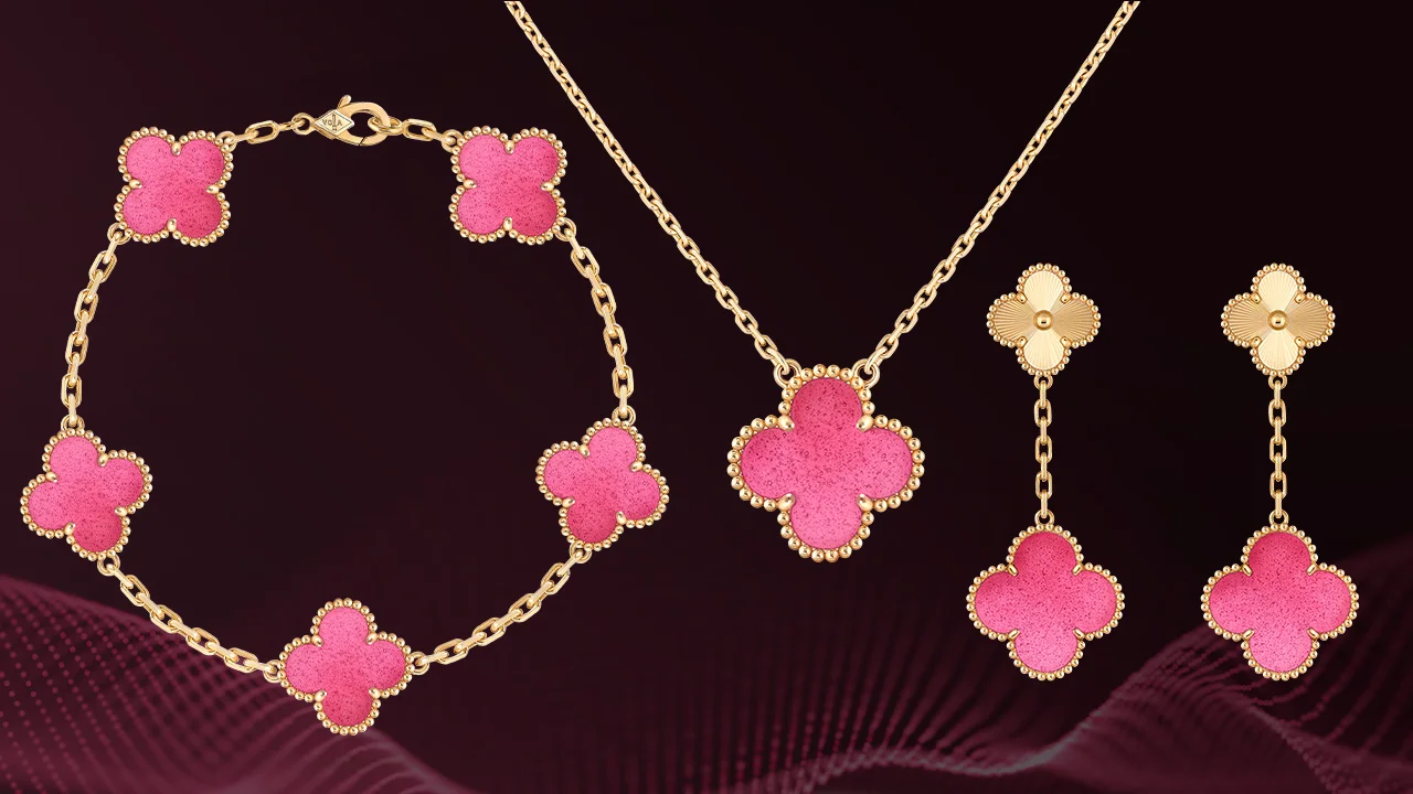 Alhambra Pink Enamel: The Pink Drawn From Real Gold