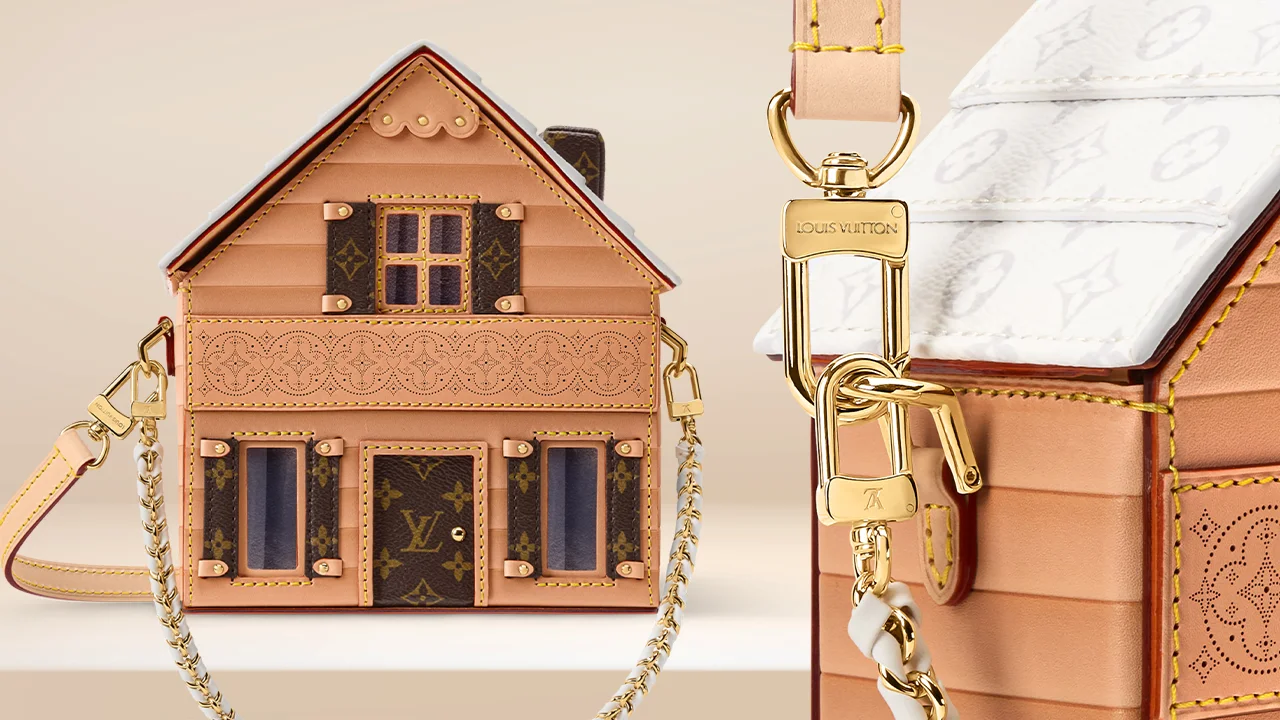 กระเป๋า LV Lodge ทรงบ้าน ที่ LV ประกอบขึ้นจาก 65 ชิ้น