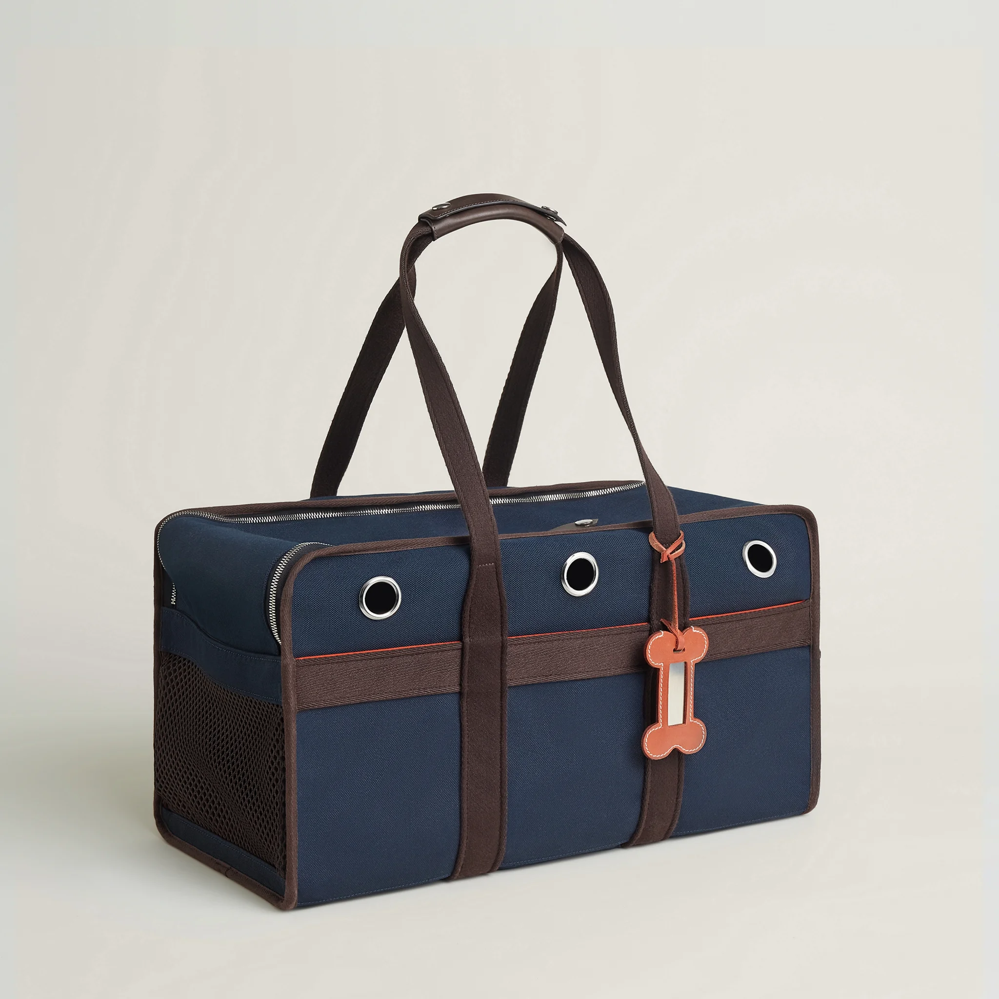 กระเป๋าใส่สุนัข Hermes รุ่น XL สำหรับการเดินทางระดับพรีเมียม